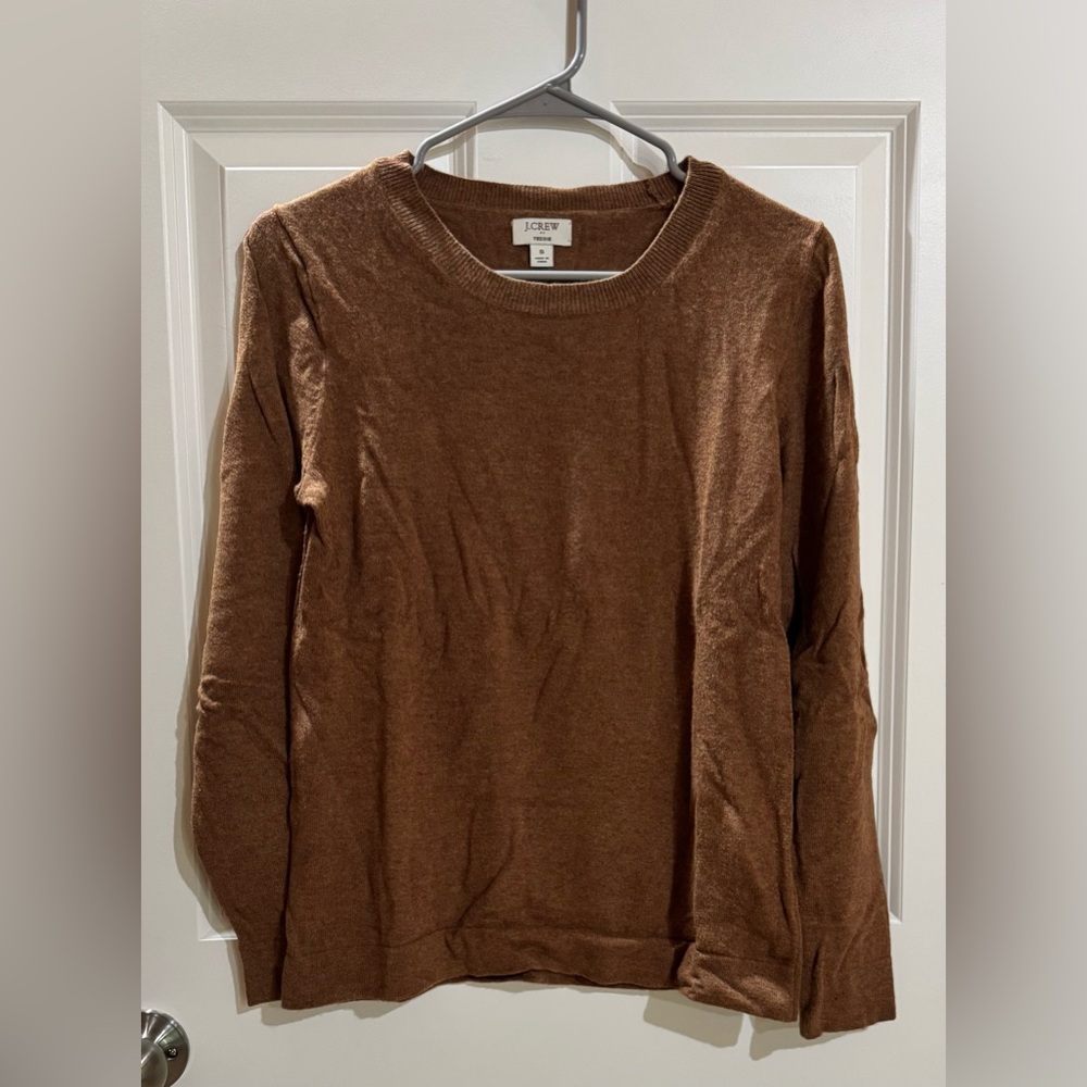 J. Crew Camel Teddie Sweater